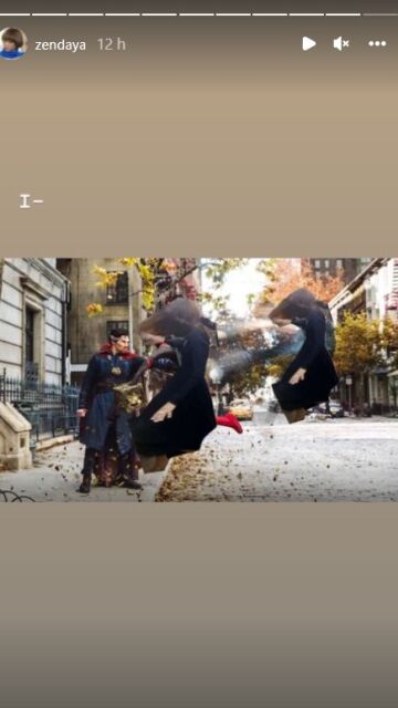 El Stories compartido por Zendaya