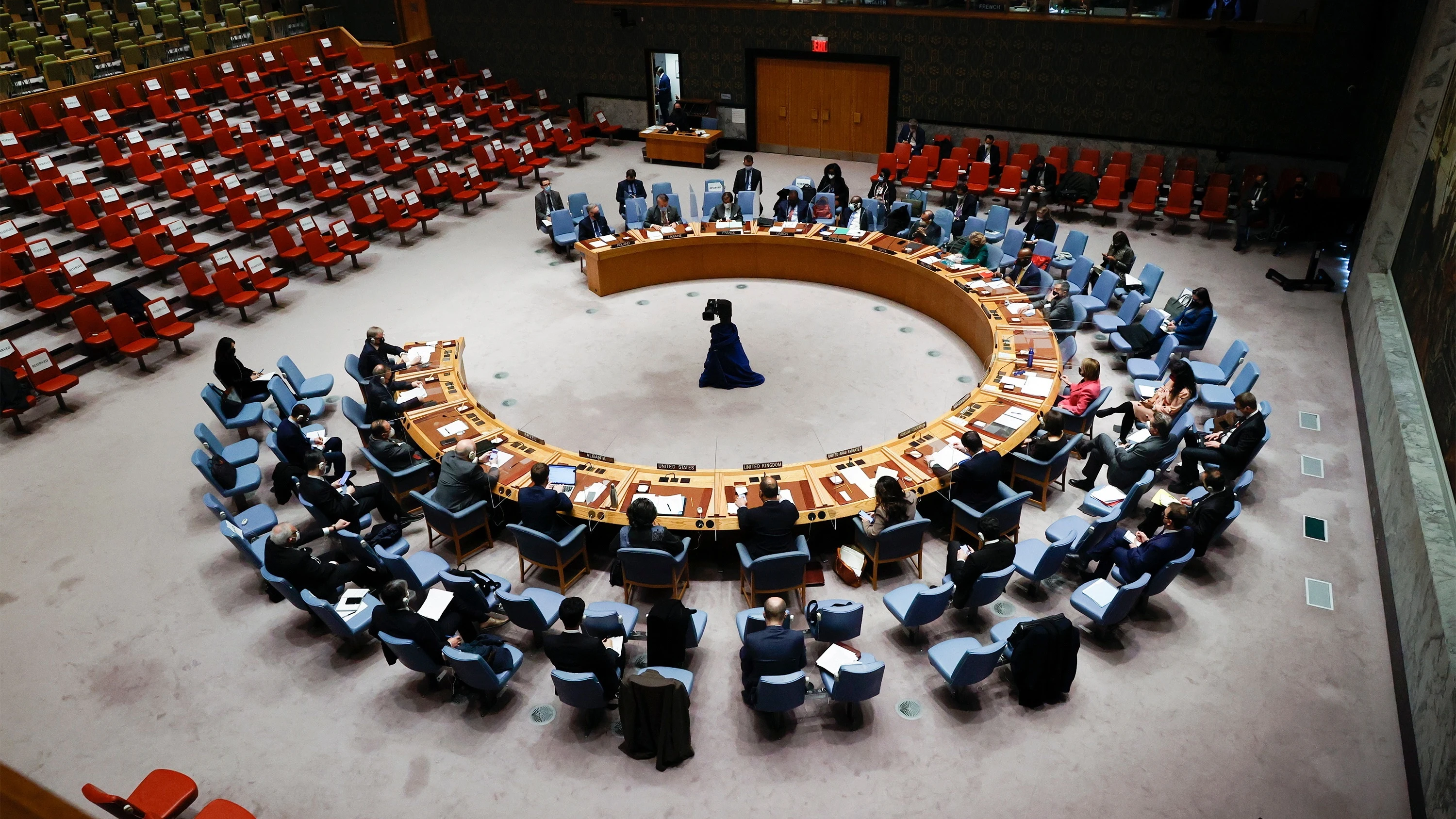 Miembros del Consejo de Seguridad de la Onu reunidos en Nueva York