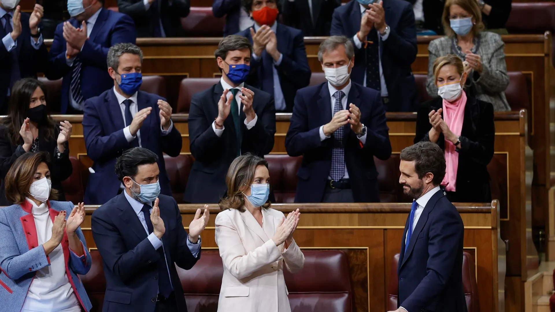 Pablo Casado en la sesión de control al Gobierno Pablo Casado en la sesión de control al Gobierno