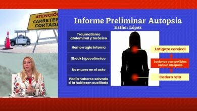 El informe del posible atropello de Esther López puede desencadenar nuevas detenciones