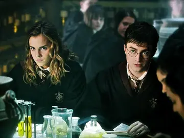 Daniel Radcliffe y Emma Watson en 'Harry Potter' Daniel Radcliffe y Emma Watson en 'Harry Potter'