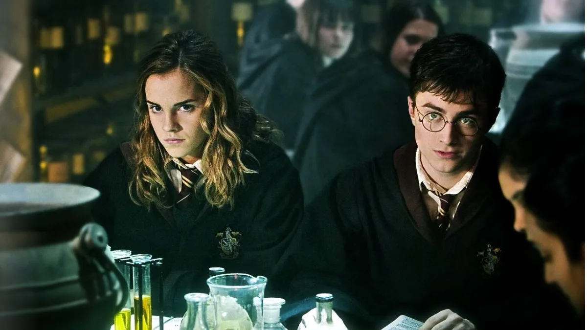 Daniel Radcliffe y Emma Watson en 'Harry Potter' Daniel Radcliffe y Emma Watson en 'Harry Potter'