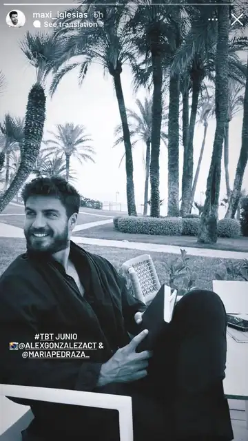 Maxi Iglesias durante el rodaje de 'Toy Boy' Maxi Iglesias