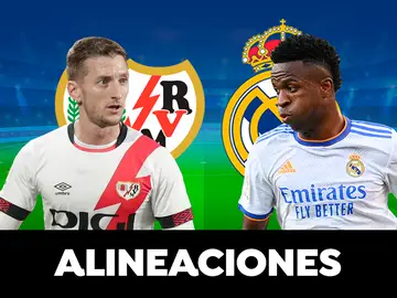 Alineación del Real Madrid contra el Rayo Vallecano en el partido de Liga Alineación del Real Madrid contra el Rayo Vallecano en el partido de Liga