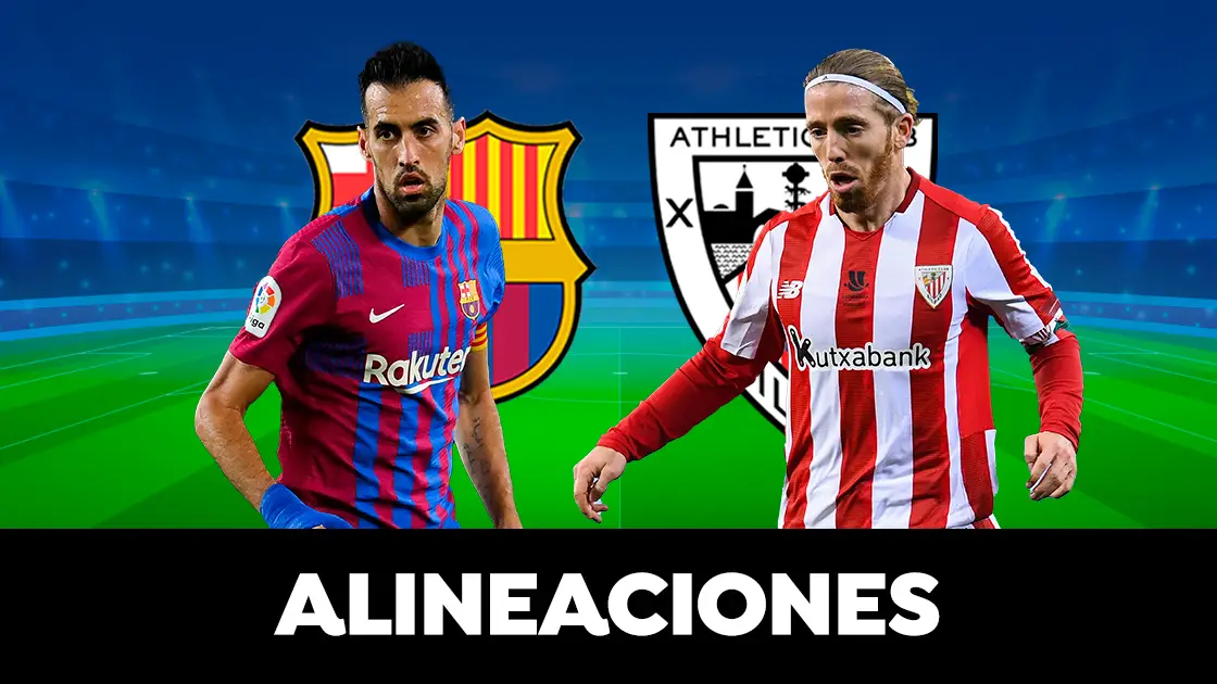 Alineación del Barcelona contra el Athletic en el partido de hoy de la Liga Santander Alineación del Barcelona contra el Athletic en el partido de hoy de la Liga Santander