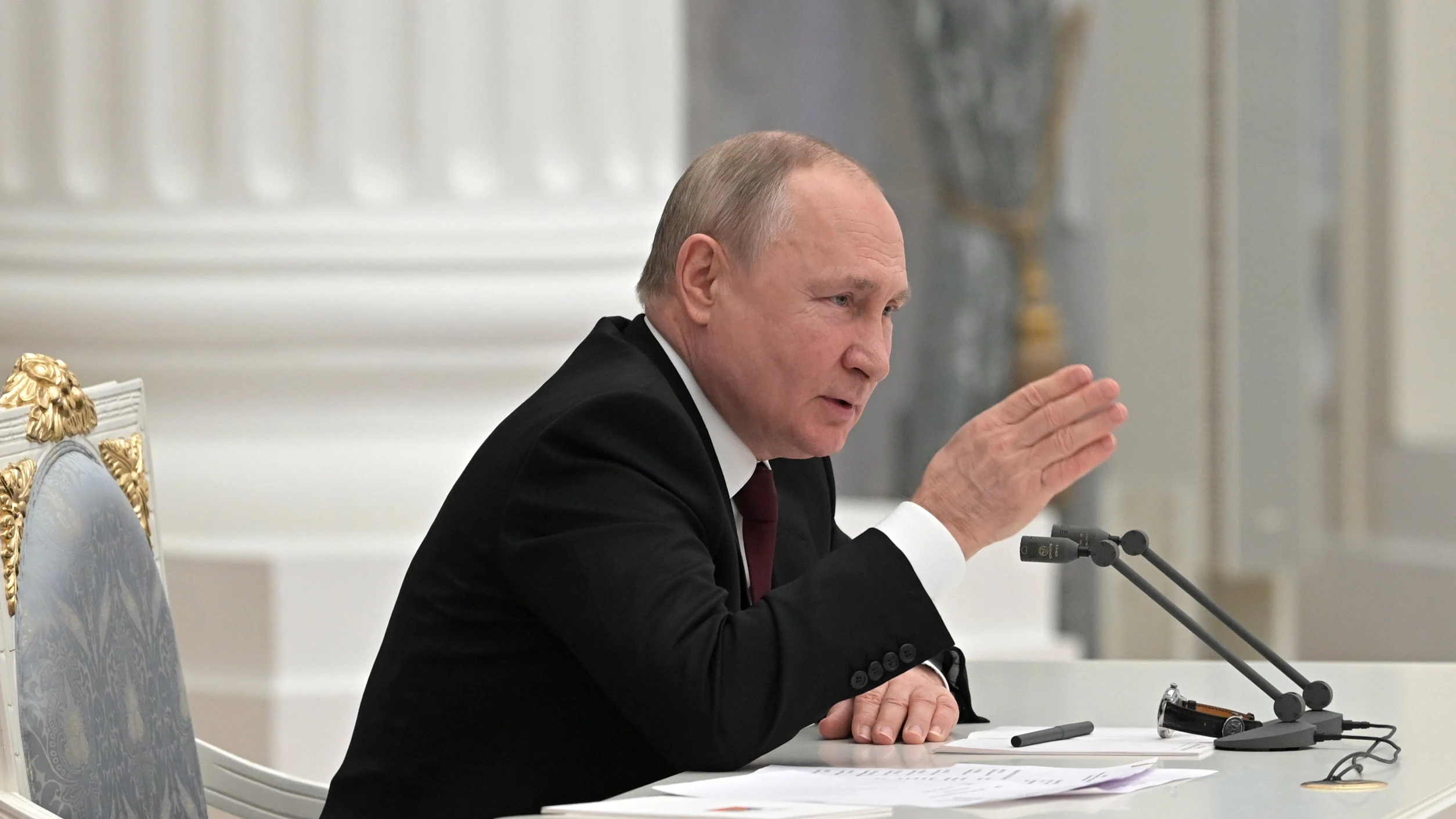 Vlad&iacute;mir Putin, presidente de Rusia