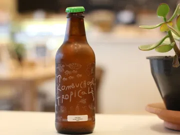 Kombucha embotellada. Kombucha embotellada.
