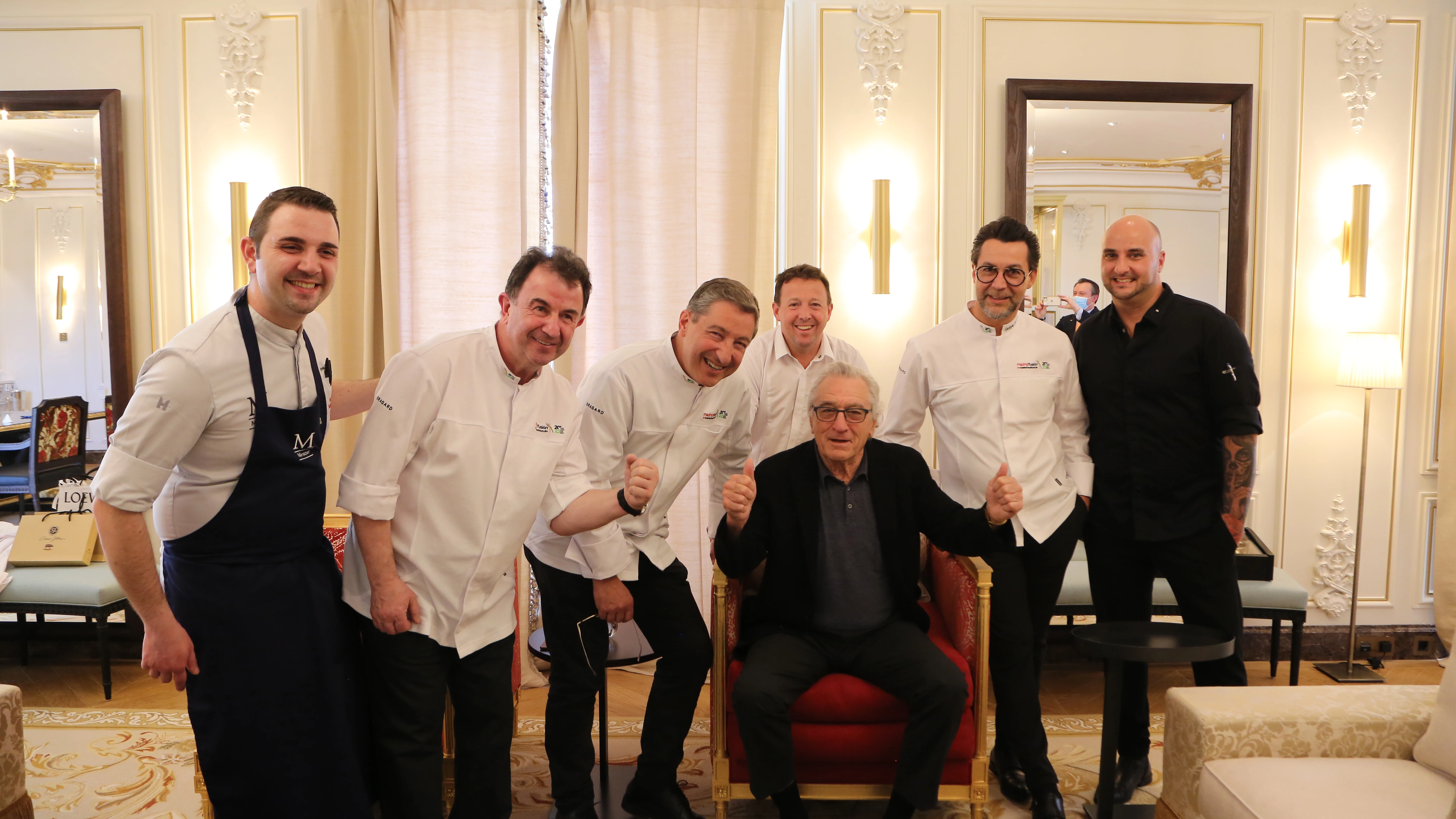 Robert de Niro degusta el 'Men&uacute; Impagable' de Madrid Fusi&oacute;n