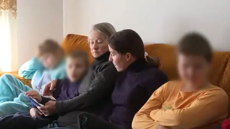 Familia ucraniana en Lleida Familia ucraniana en Lleida