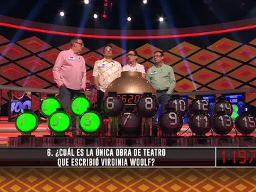 Virginia Woolf les ‘arrebata’ el bote a los ‘Sindulfos’ en la bomba final de ‘¡Boom!’ Virginia Woolf les ‘arrebata’ el bote a los ‘Sindulfos’ en la bomba final de ‘¡Boom!’