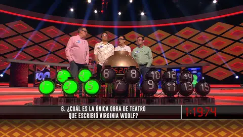 Virginia Woolf les ‘arrebata’ el bote a los ‘Sindulfos’ en la bomba final de ‘¡Boom!’ Virginia Woolf les ‘arrebata’ el bote a los ‘Sindulfos’ en la bomba final de ‘¡Boom!’