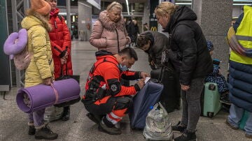 Refugiados en Varsovia, Polonia