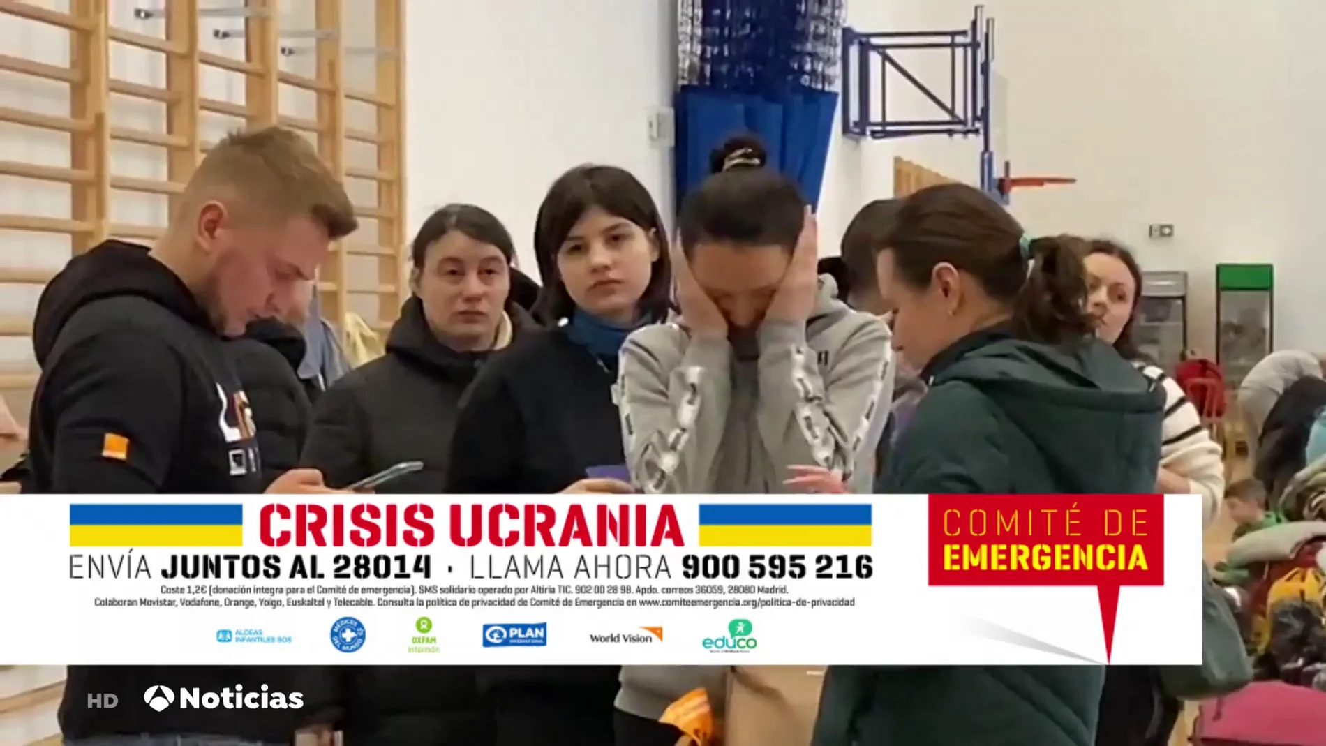 Activado el Comité de Emergencia, con la colaboración de Atresmedia, para canalizar la solidaridad por la crisis humanitaria de Ucrania