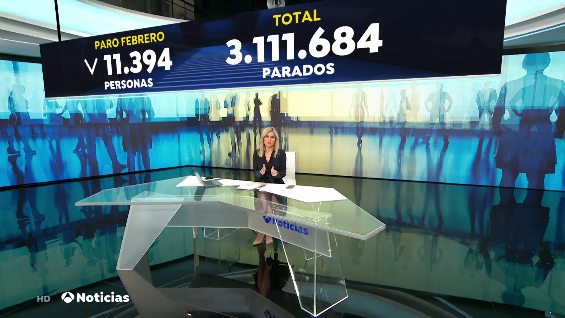 El paro baja levemente en el mes de febrero con 11.394 desempleados menos