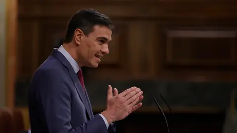 Pedro Sánchez en su comparecencia sobre la guerra de Ucrania en el Congreso Pedro Sánchez en su comparecencia sobre la guerra de Ucrania en el Congreso