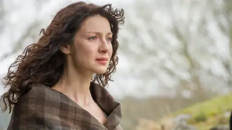 Caitriona Balfe como Claire en 'Outlander' Caitriona Balfe como Claire en 'Outlander'