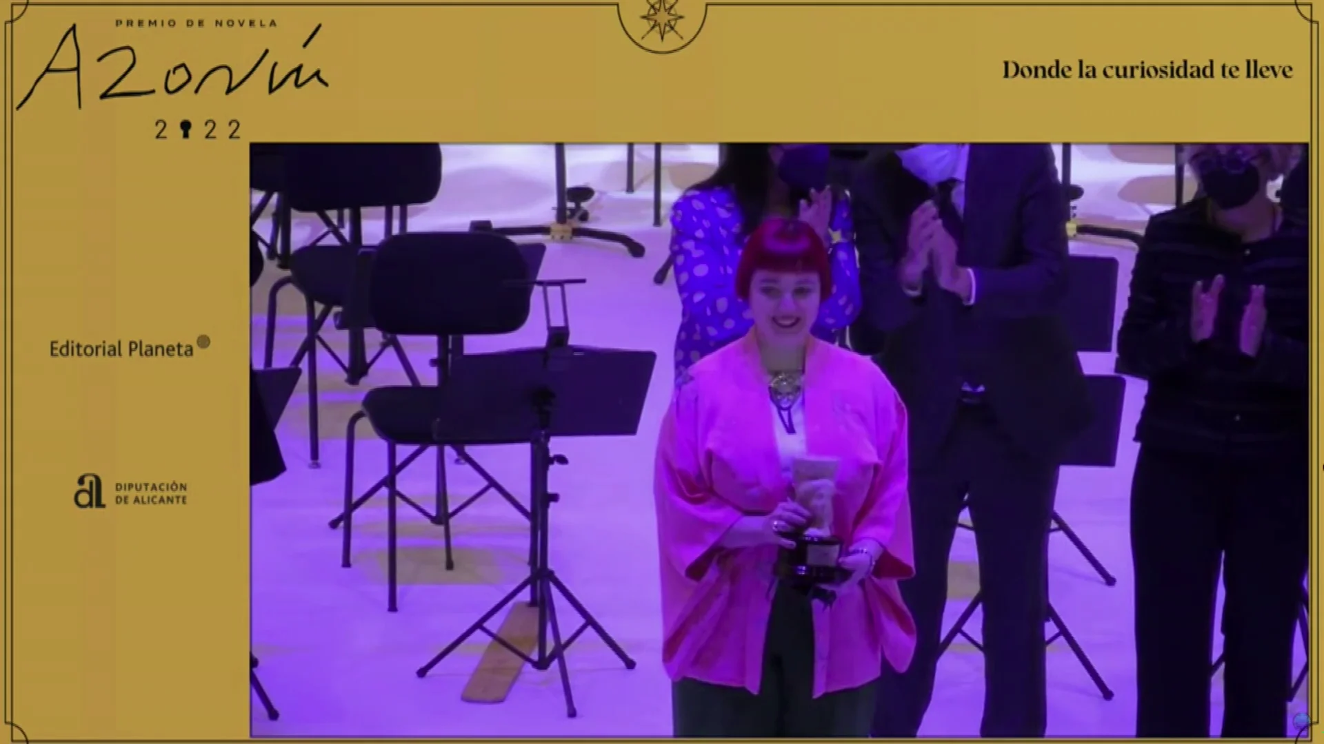 María Zaragoza gana el Premio Azorín de Novela 2022 con 'La biblioteca de fuego' María Zaragoza gana el Premio Azorín de Novela 2022 con 'La biblioteca de fuego'