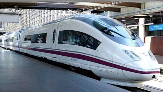 Imagen de recurso de un tren AVE