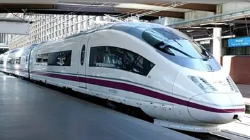 Imagen de recurso de un tren AVE Imagen de recurso de un tren AVE