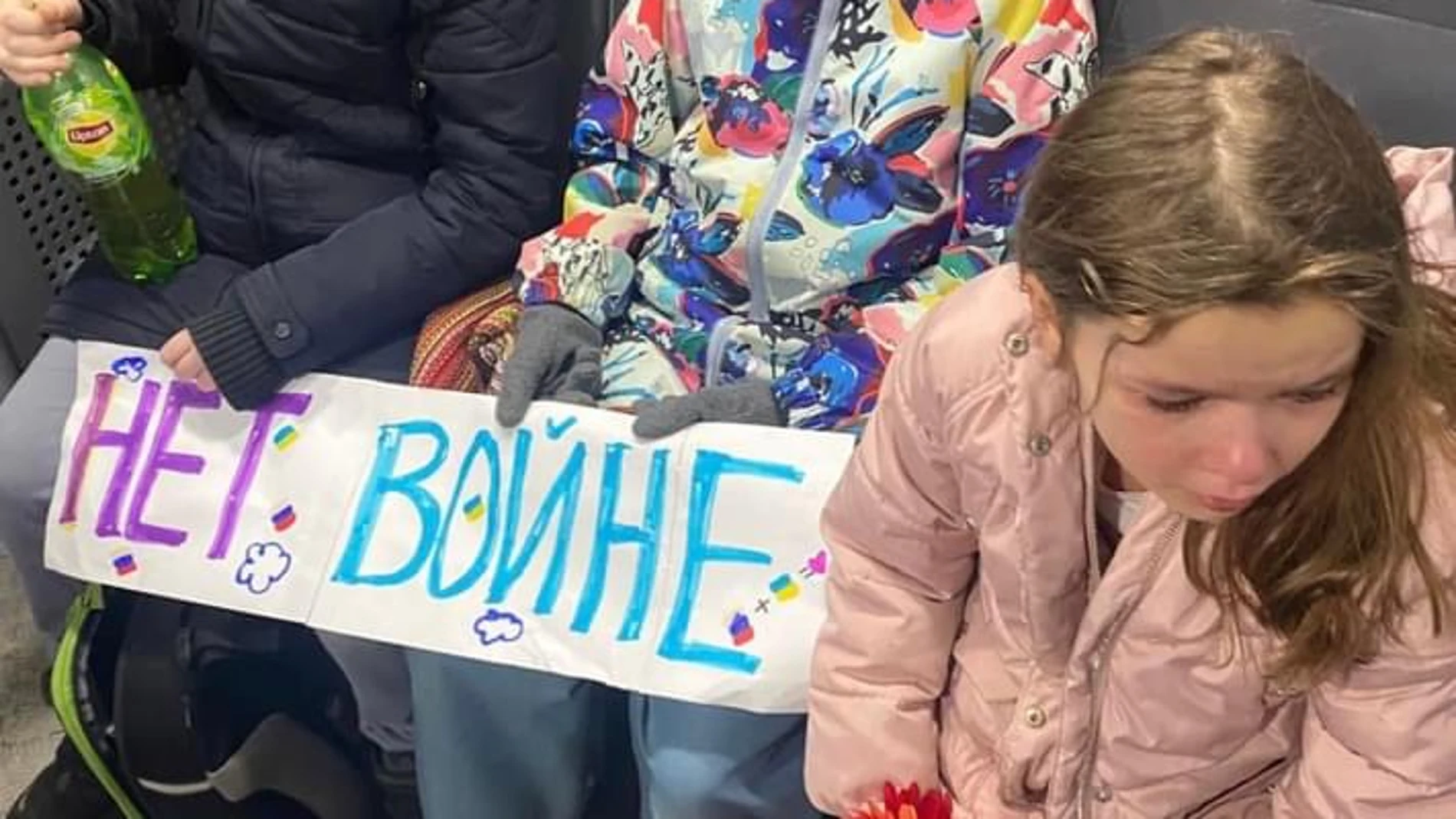 Varios niños son detenidos en Rusia tras protestar contra la guerra en Ucrania