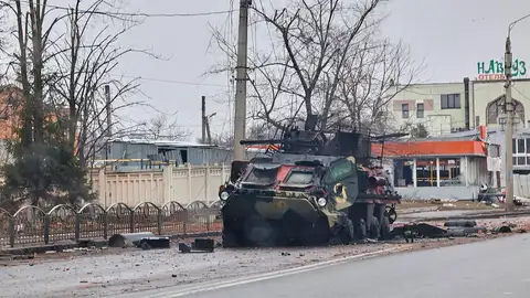Imagen de la ciudad de Jersón en los días iniciales de la guerra Imagen de la ciudad de Jersón en los días iniciales de la guerra