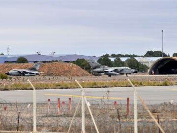 Imagen de la base aérea de Albacete de Los Llanos