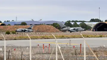 Imagen de la base aérea de Albacete de Los Llanos