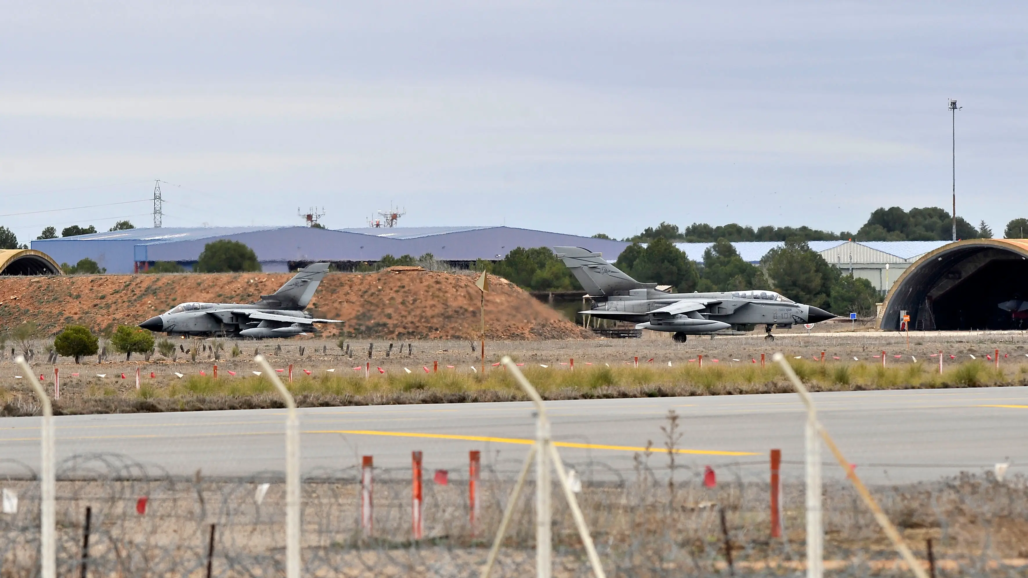 Imagen de la base a&eacute;rea de Albacete de Los Llanos