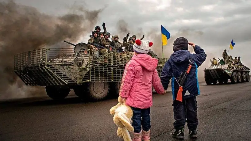 La imagen viral de dos ni&ntilde;os