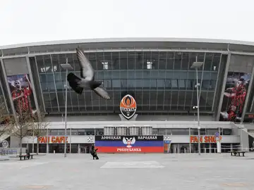 El Donbass Arena, estadio del Shakhtar Donetsk El Donbass Arena, estadio del Shakhtar Donetsk