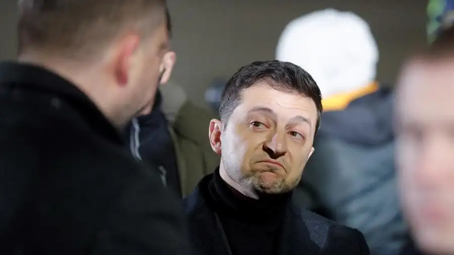 Volodímir Zelenski en una fotografía de archivo de diciembre de 2019 Volodímir Zelenski en una fotografía de archivo de diciembre de 2019