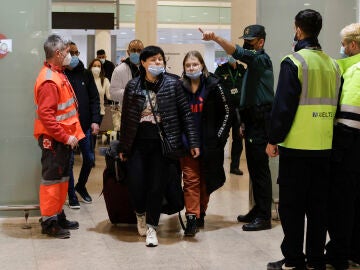 Llegan ucranianos a Barcelona