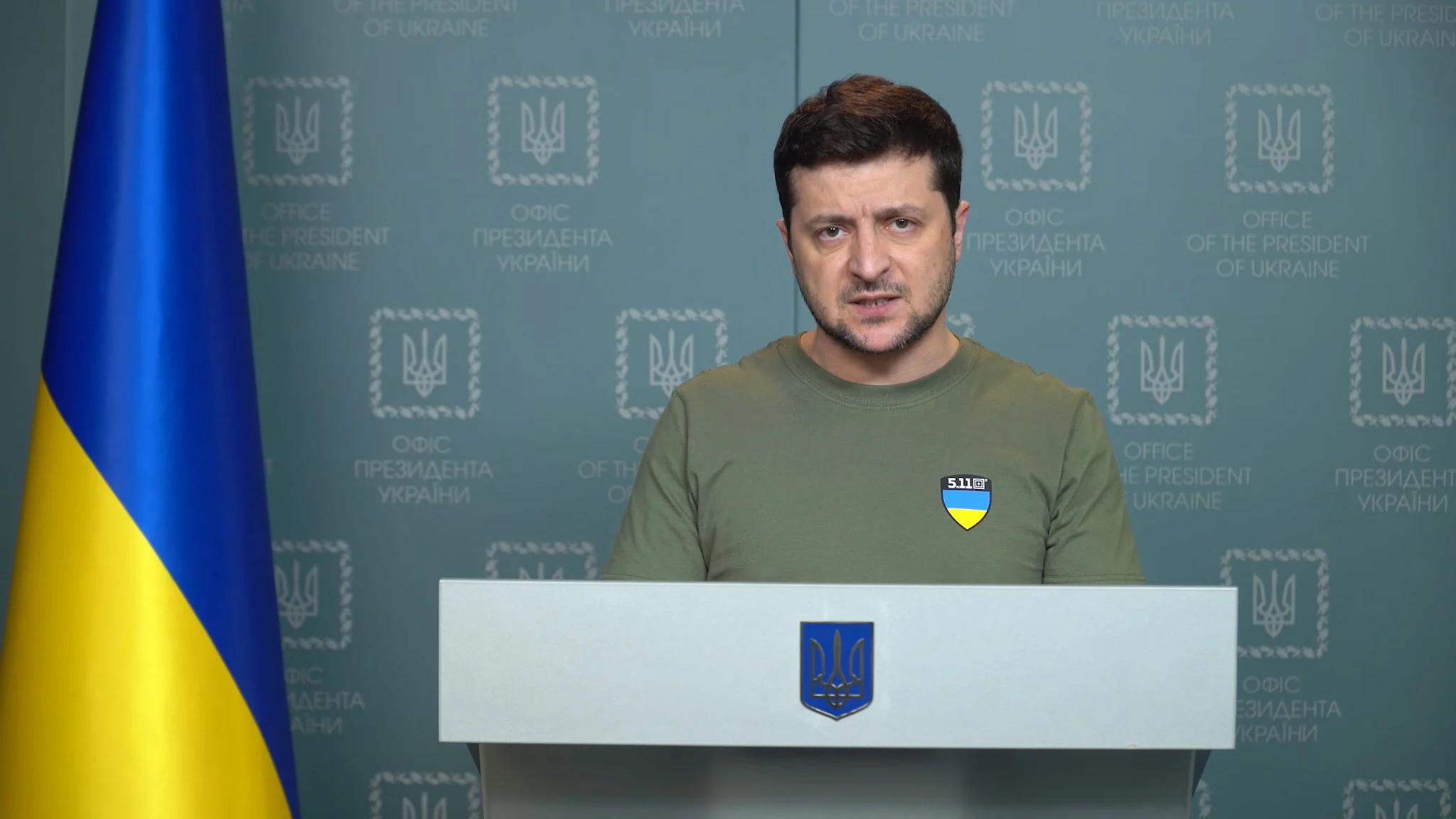 El presidente de Ucrania, Volodimir Zelenski El presidente de Ucrania, Volodimir Zelenski