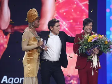 Agoney gana la novena edición de ‘Tu cara me suena’ y comparte el premio con los finalistas Agoney gana la novena edición de ‘Tu cara me suena’ y comparte el premio con los finalistas