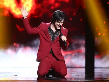 Dimash Kudaibergen reacciona a la imitación de Agoney en la Gran Final de 'Tu cara me suena' Dimash Kudaibergen reacciona a la imitación de Agoney en la Gran Final de 'Tu cara me suena'