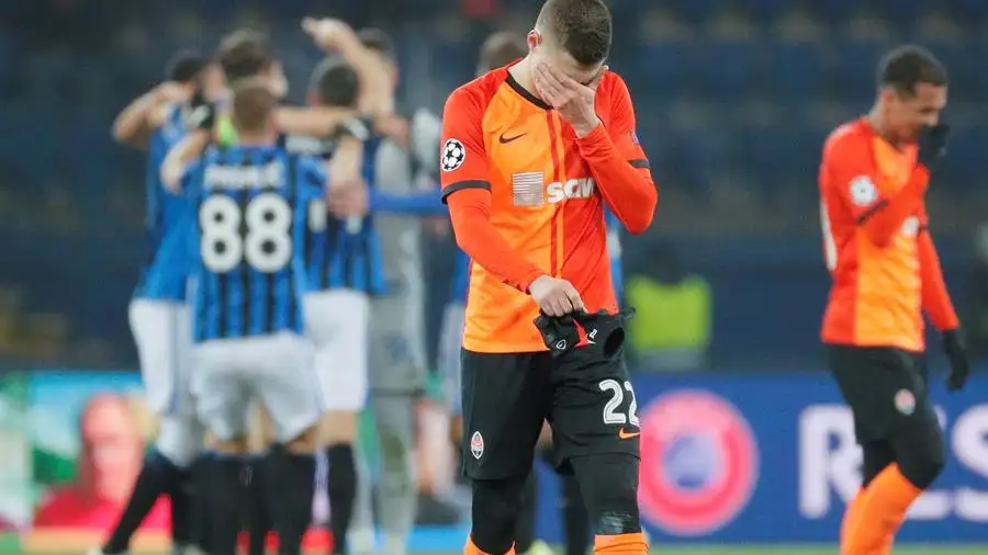 Imagen de archivo de un jugador del Shakhtar Donetsk en 2019 Imagen de archivo de un jugador del Shakhtar Donetsk en 2019