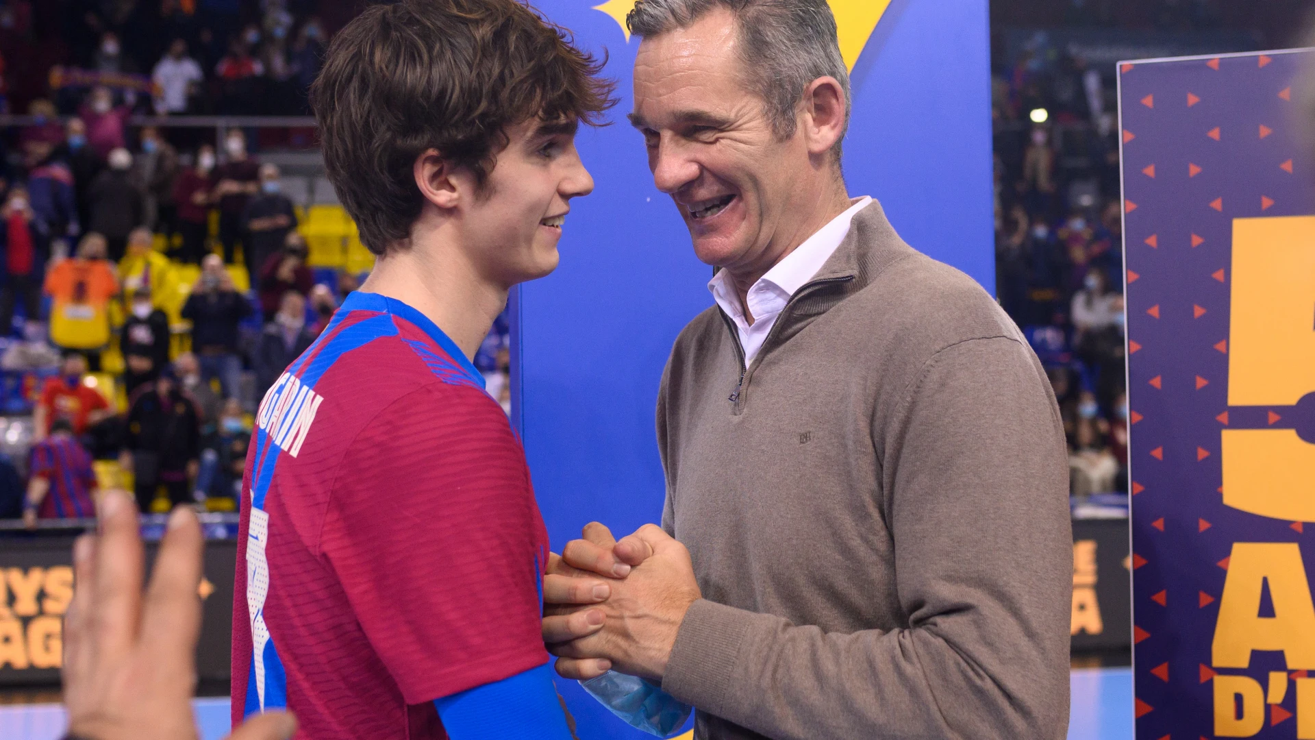 Iñaki Urdangarin y su hijo Pablo Iñaki Urdangarin y su hijo Pablo