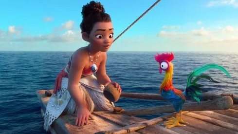 Vaiana y Heihei