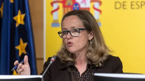 La vicepresidenta primera, Nadia Calviño La vicepresidenta primera, Nadia Calviño