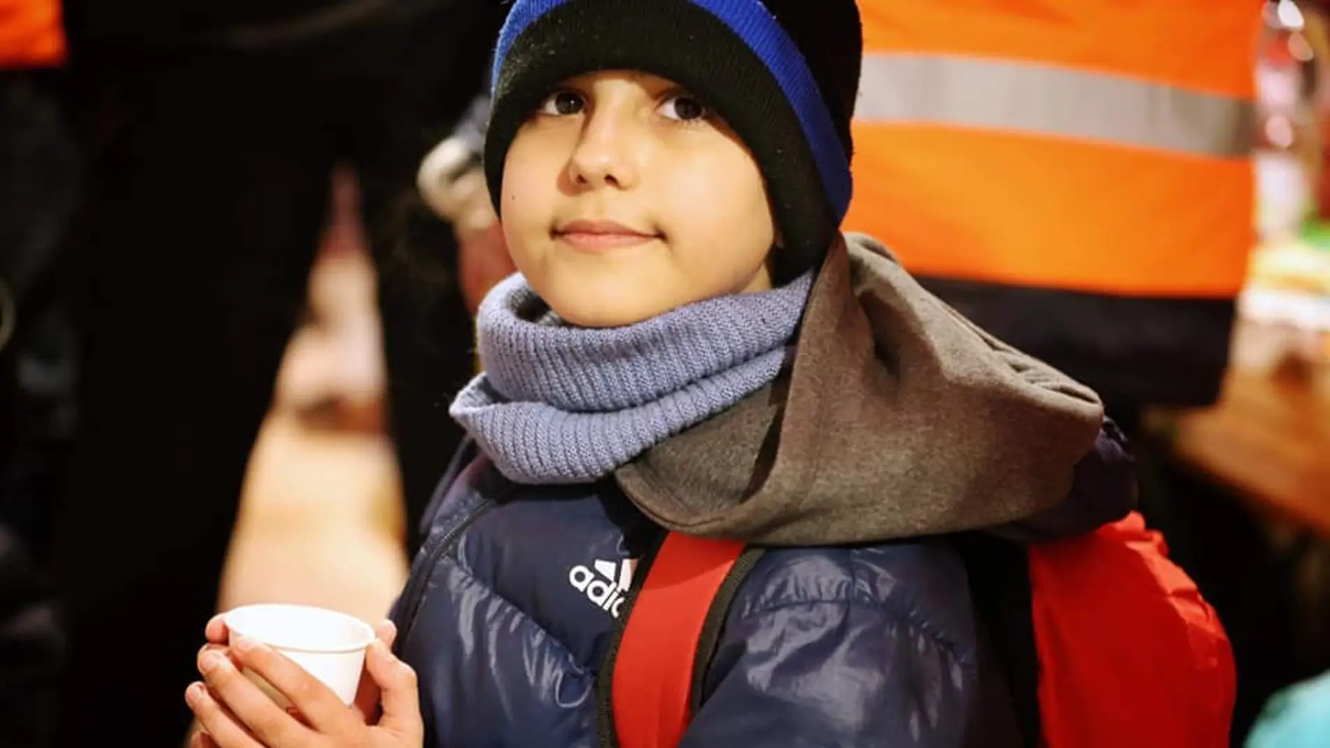 El niño de 11 años ucraniano que ha viajado solo hasta la frontera con Eslovaquia