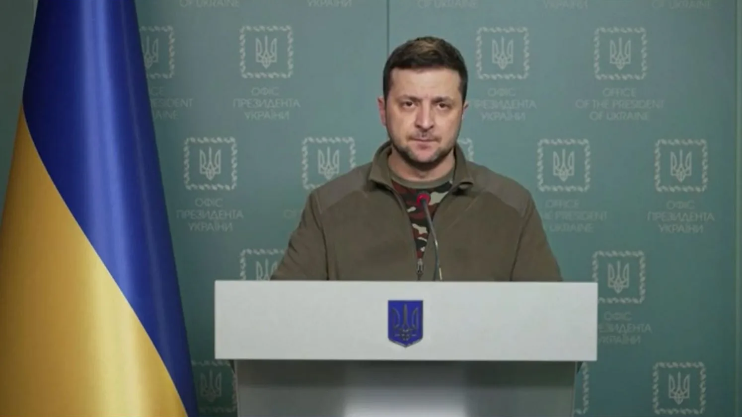 El presidente de Ucrania, Zelenski El presidente de Ucrania, Zelenski