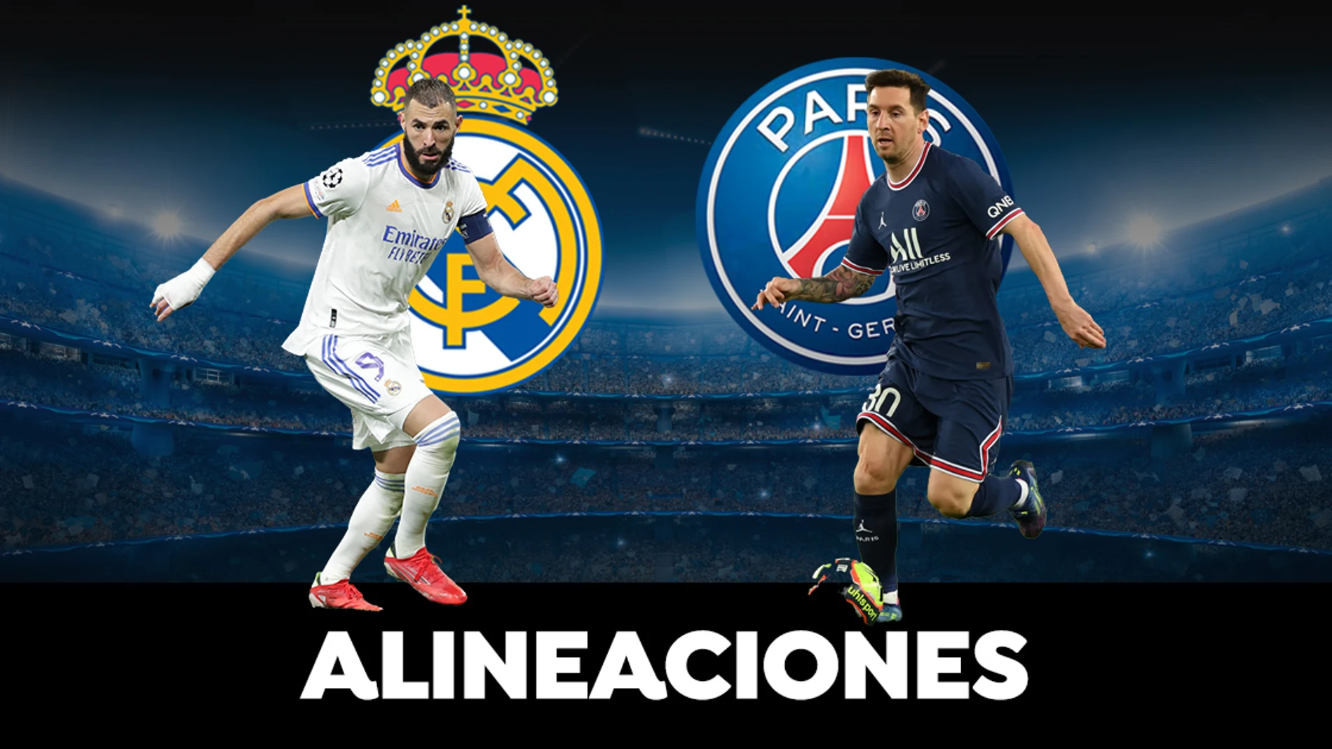 Liga de Campeones de la UEFA: Alineación Real Madrid PSG