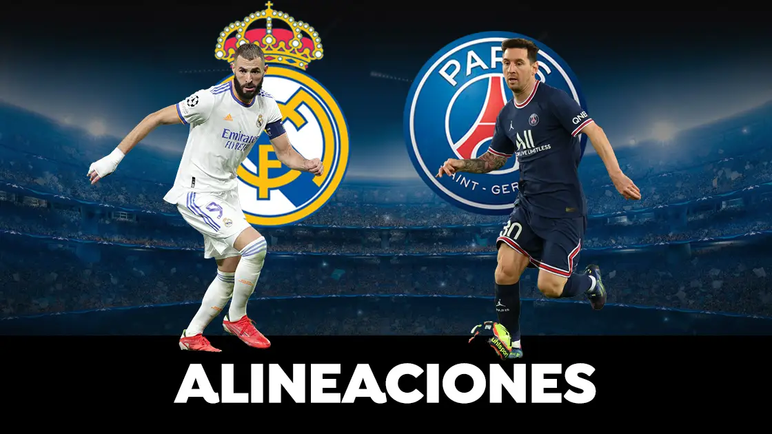 Liga de Campeones de la UEFA: Alineación Real Madrid PSG Alineaciones del Real Madrid - PSG en el partido de vuelta de octavos de la Champions League