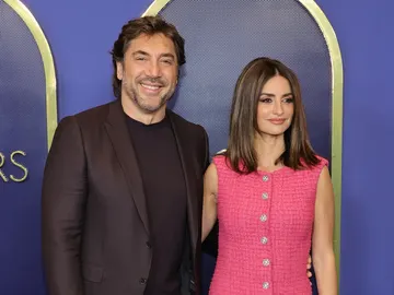 Penélope Cruz y Javier Bardem en el almuerzo de los Oscar Penélope Cruz y Javier Bardem en el almuerzo de los Oscar