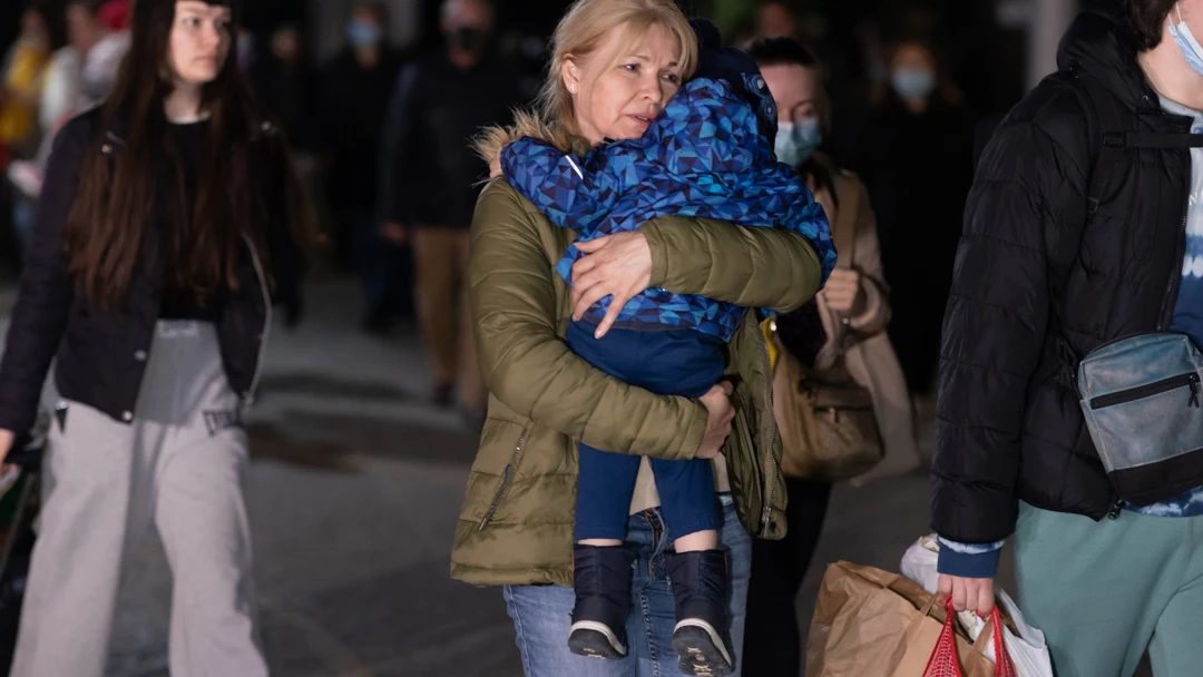 Refugiados ucranianos llegan a Málaga Refugiados ucranianos llegan a Málaga