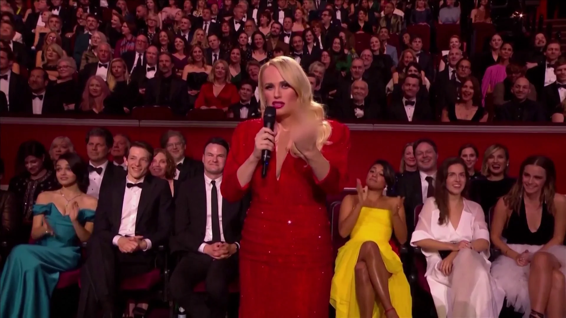 Rebel Wilson, durante la gala de los BAFTA 