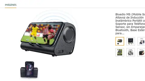 Soporte y atlavoz para móvil Soporte y atlavoz para móvil