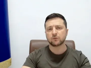 El presidente de Ucrania, Volodímir Zelenski El presidente de Ucrania, Volodímir Zelenski