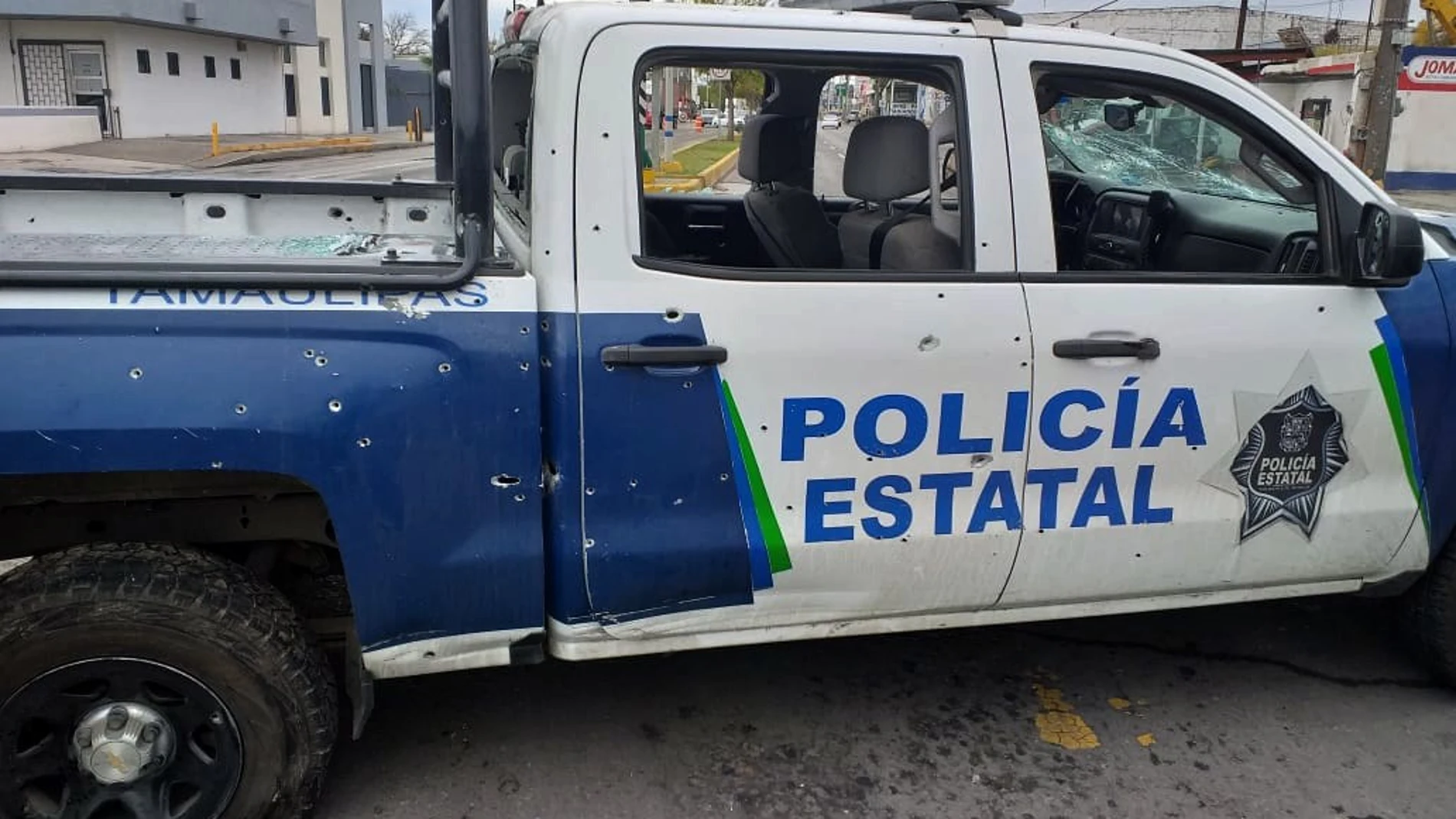 Foto de archivo de un coche patrulla mexicano