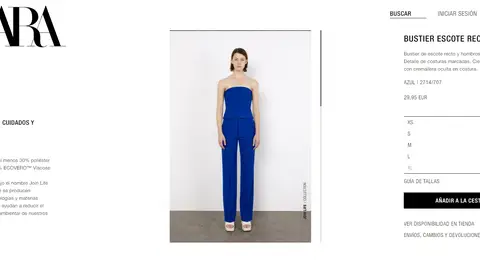 Traje azul  Traje azul